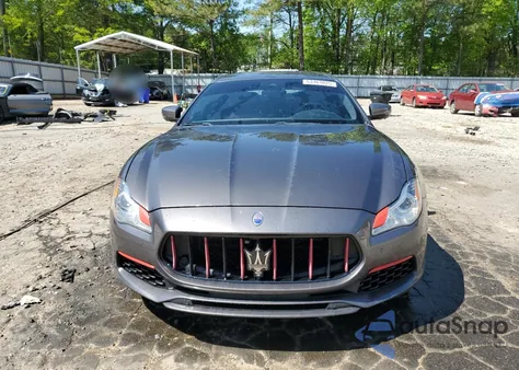 2017 Maserati Quattroporte S z USA, uszkodzony, nr VIN ZAM56RRL0H1252323